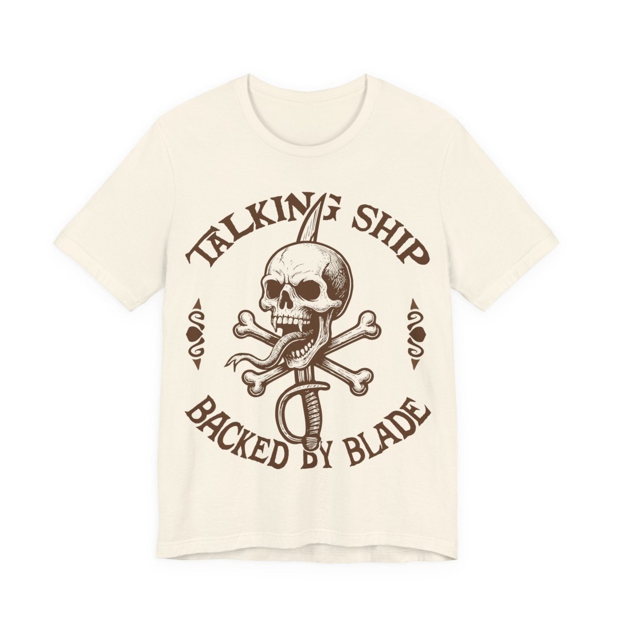Pirate Action Motto Premium T-Shirt, Ready Blade, Vintage Style Graphic Tee