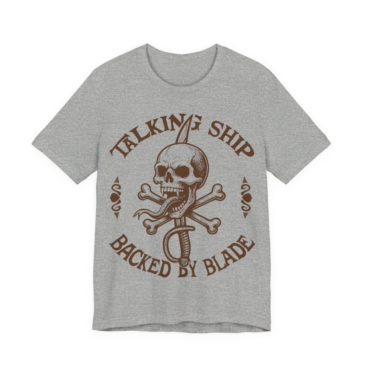Pirate Action Motto Premium T-Shirt, Ready Blade, Vintage Style Graphic Tee