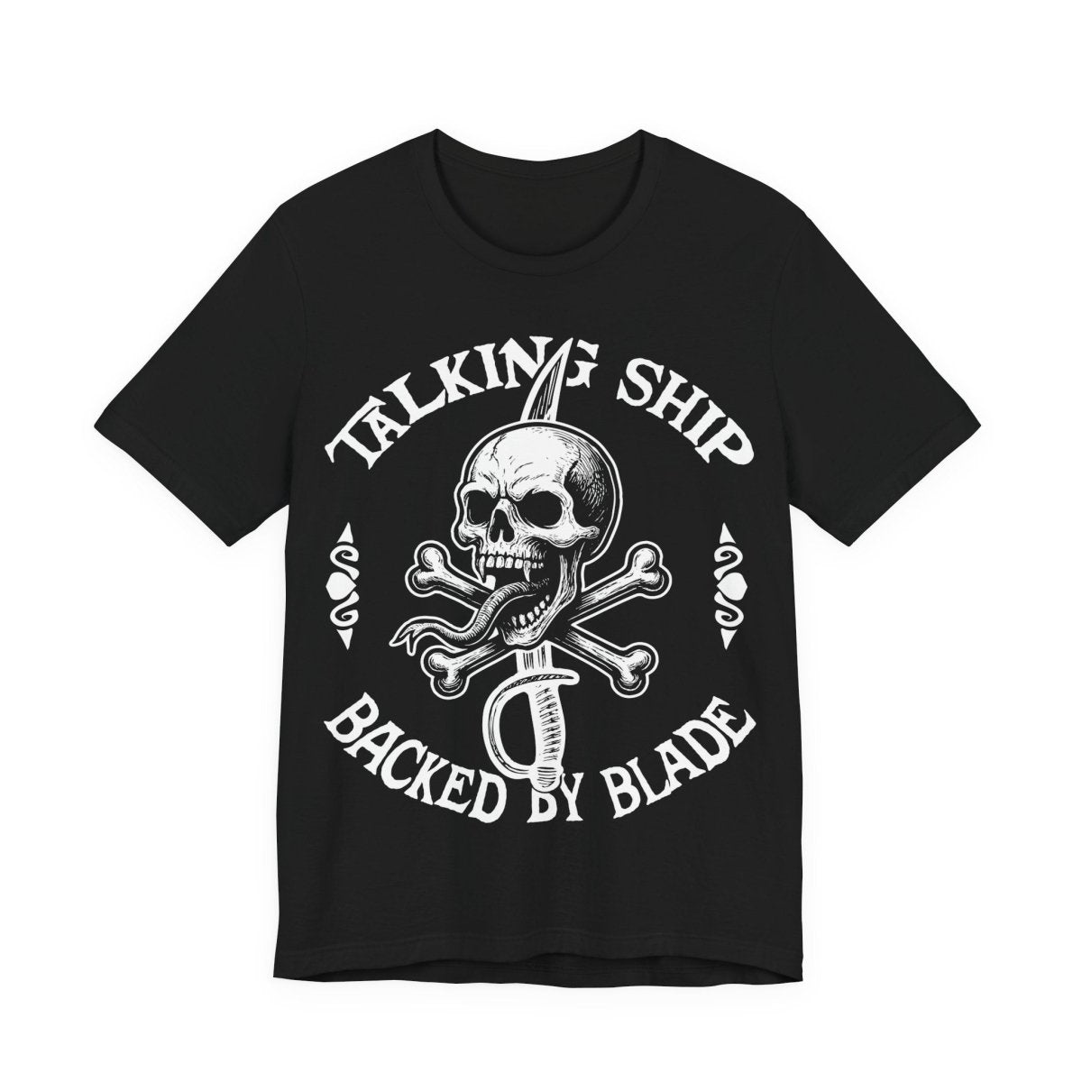 Pirate Action Motto Premium T-Shirt, Ready Blade, Vintage Style Graphic Tee