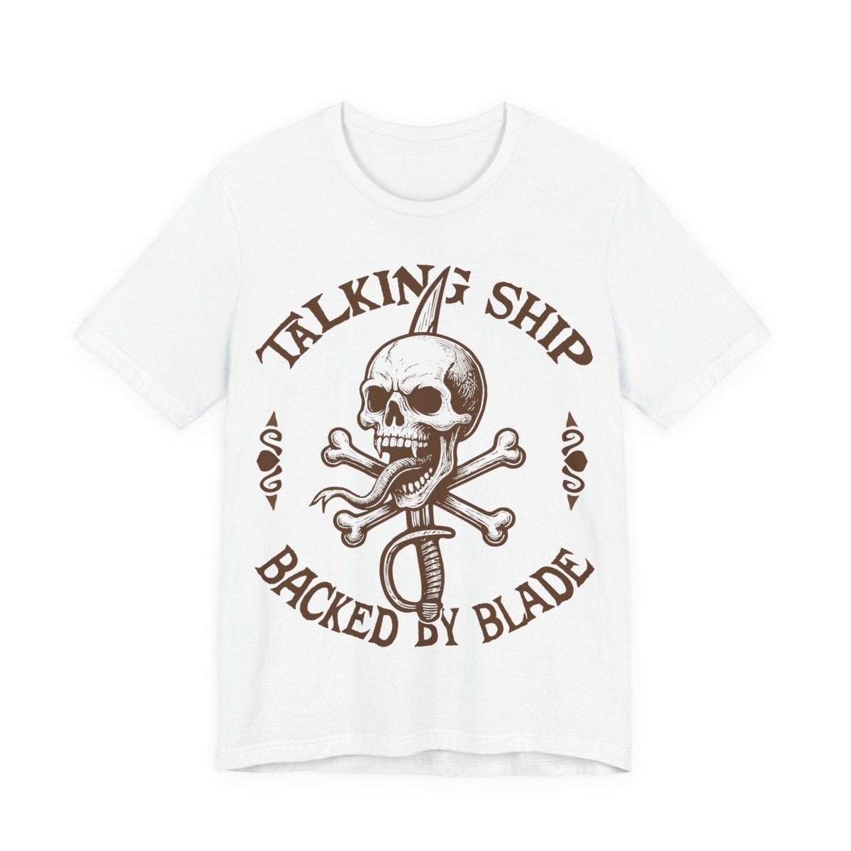 Pirate Action Motto Premium T-Shirt, Ready Blade, Vintage Style Graphic Tee