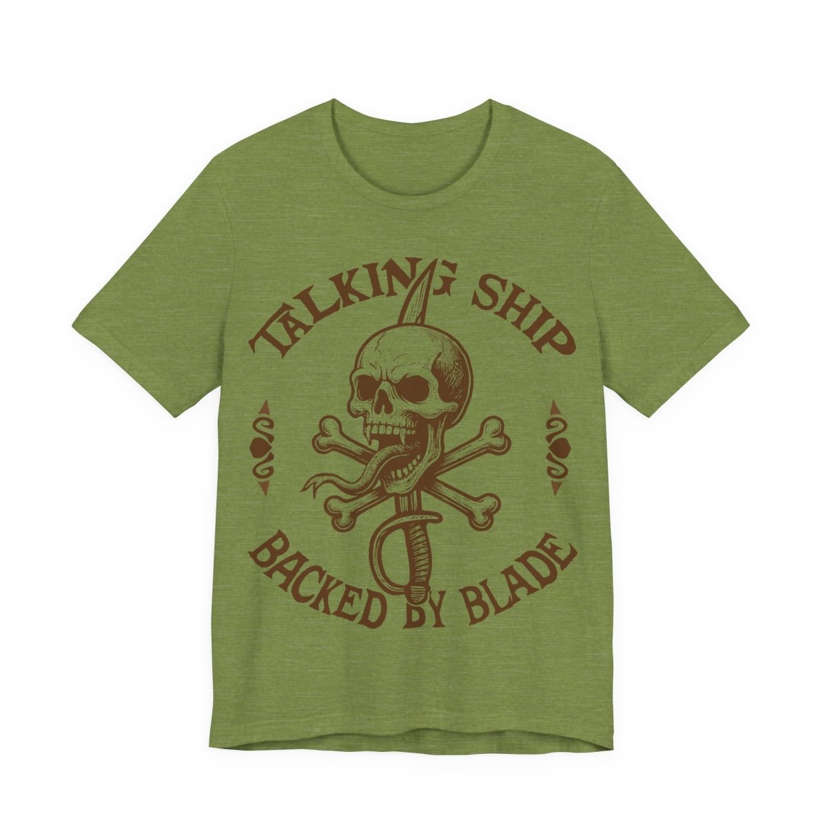 Pirate Action Motto Premium T-Shirt, Ready Blade, Vintage Style Graphic Tee
