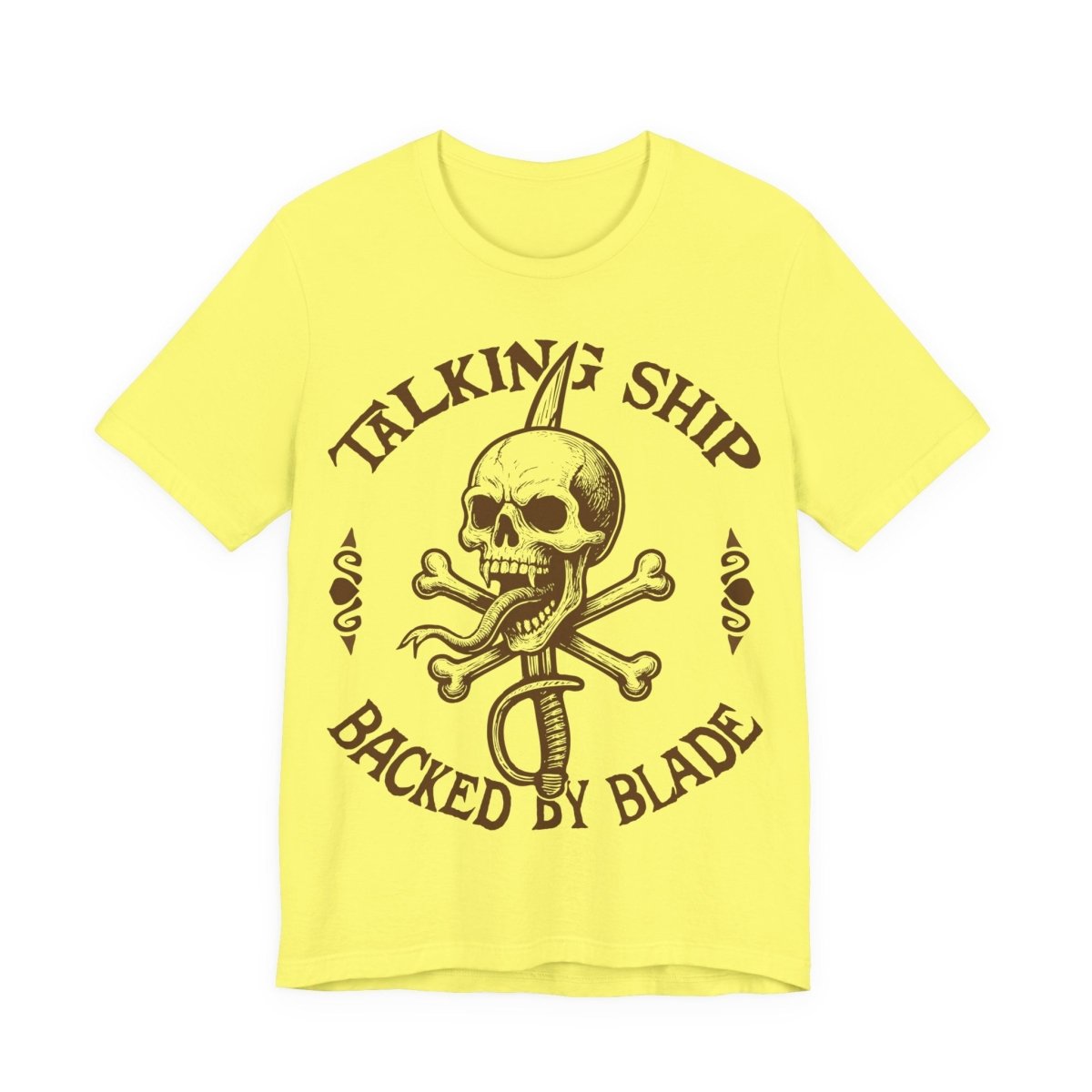 Pirate Action Motto Premium T-Shirt, Ready Blade, Vintage Style Graphic Tee