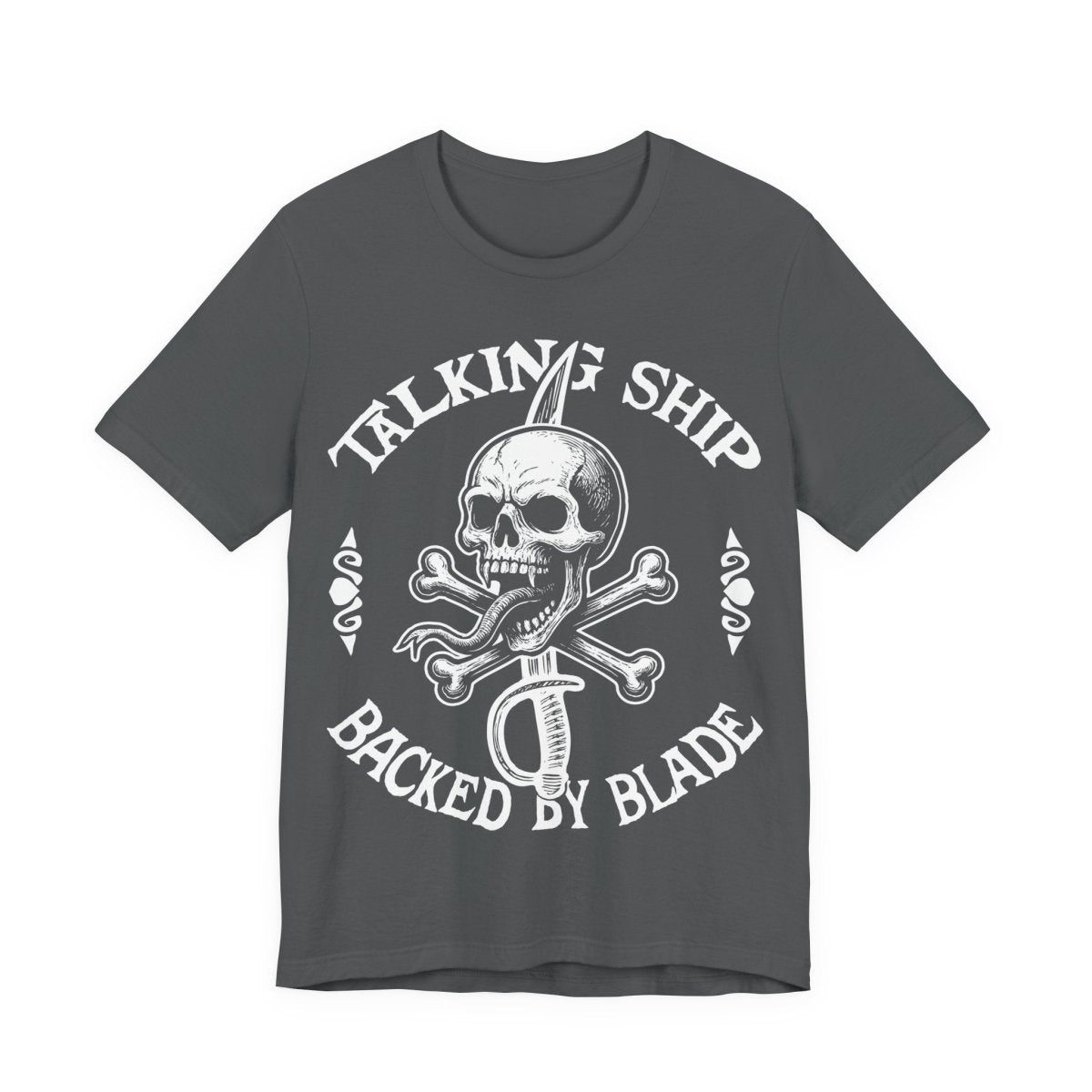 Pirate Action Motto Premium T-Shirt, Ready Blade, Vintage Style Graphic Tee