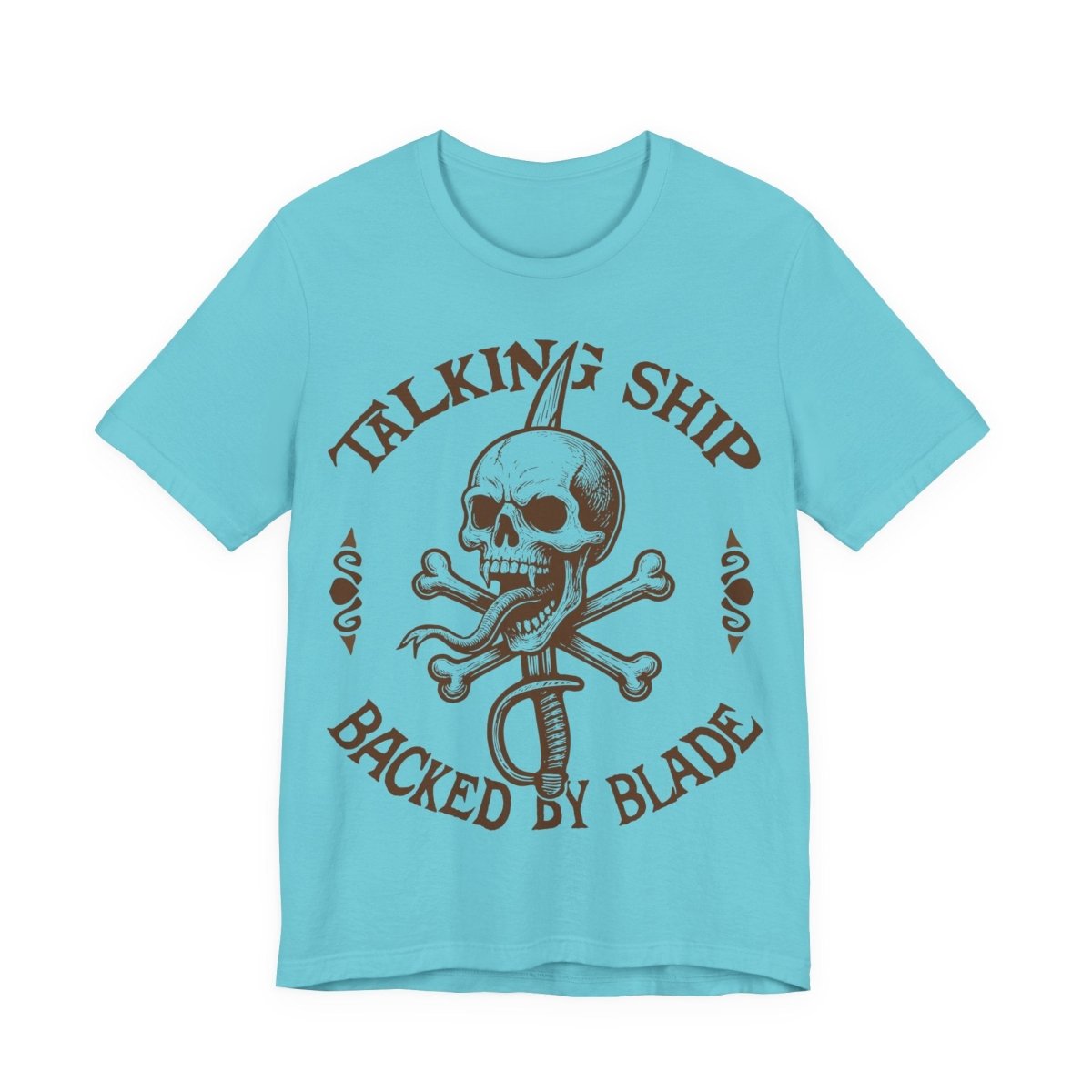 Pirate Action Motto Premium T-Shirt, Ready Blade, Vintage Style Graphic Tee
