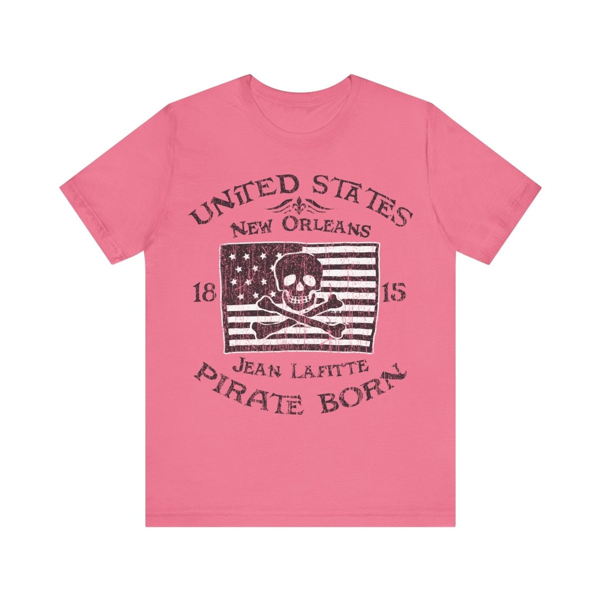 Pirate America Premium T-Shirt, LaFitte New Orleans Vintage Style Graphic Tee
