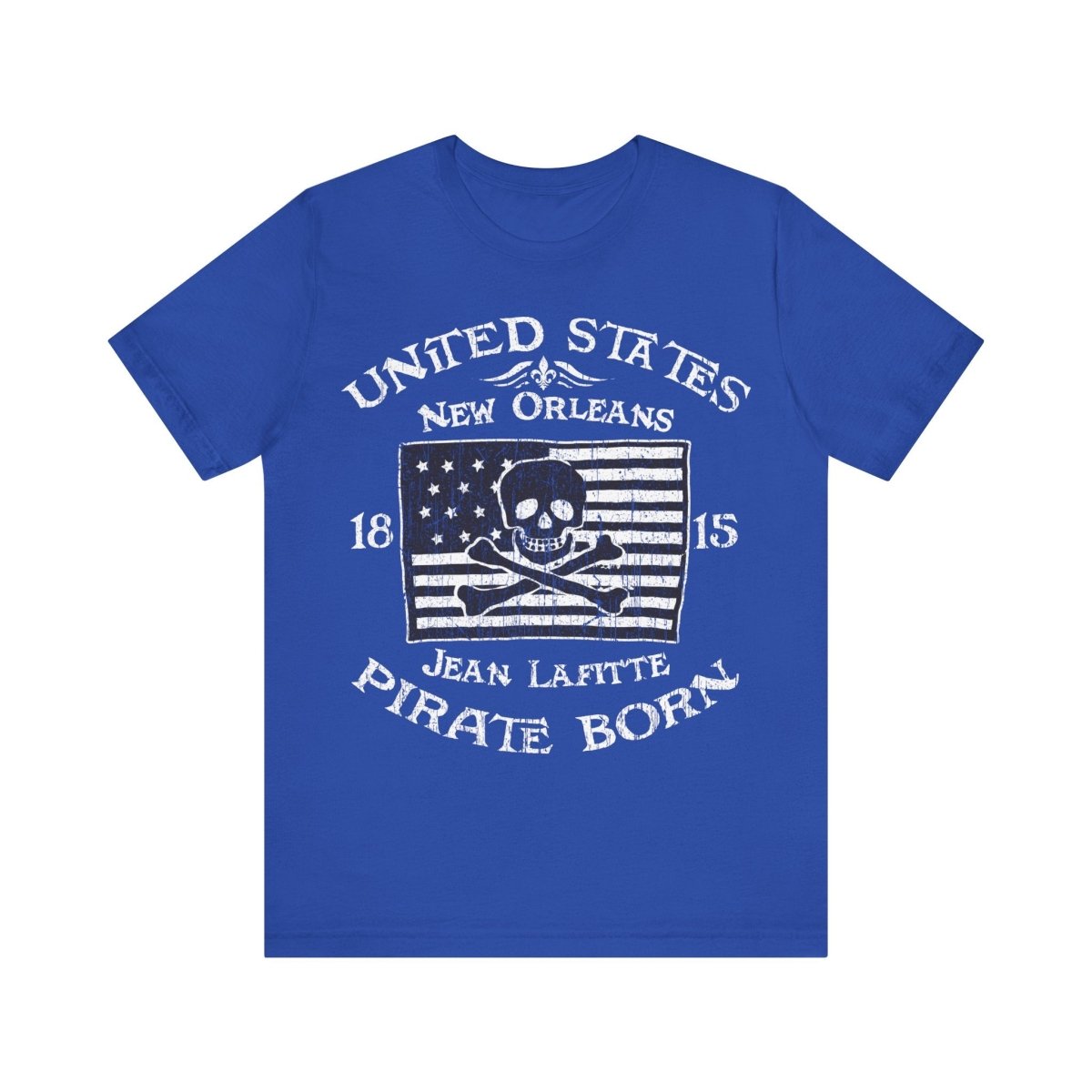 Pirate America Premium T-Shirt, LaFitte New Orleans Vintage Style Graphic Tee