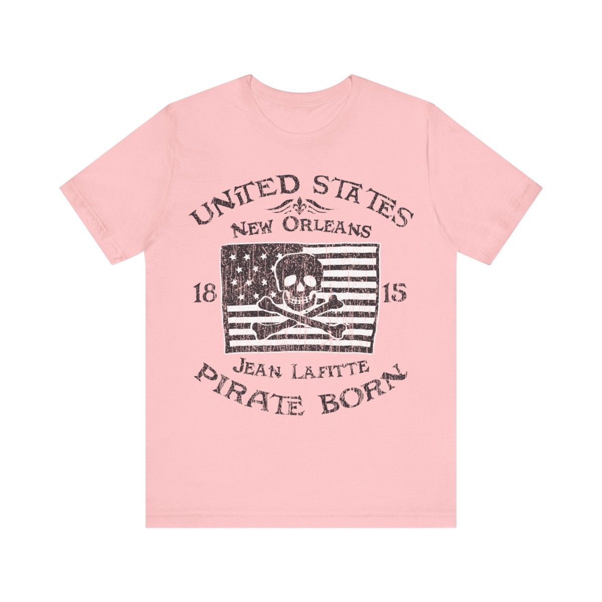 Pirate America Premium T-Shirt, LaFitte New Orleans Vintage Style Graphic Tee