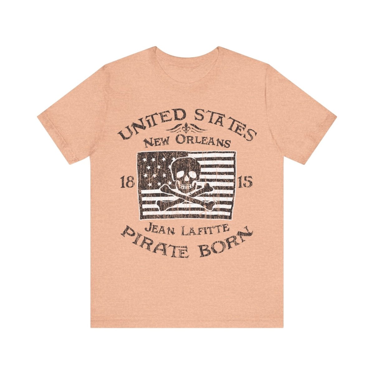 Pirate America Premium T-Shirt, LaFitte New Orleans Vintage Style Graphic Tee