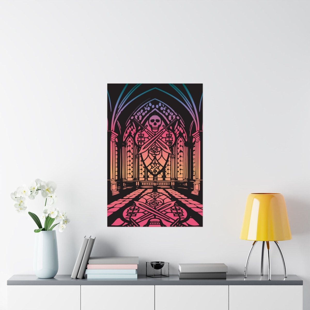 Pirate Cathedral Twilight Premium Wall Art Print
