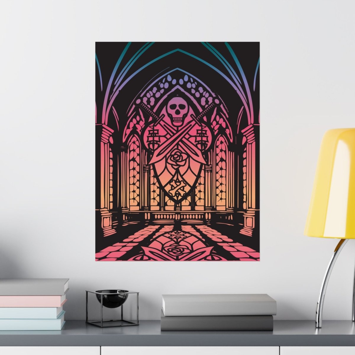 Pirate Cathedral Twilight Premium Wall Art Print
