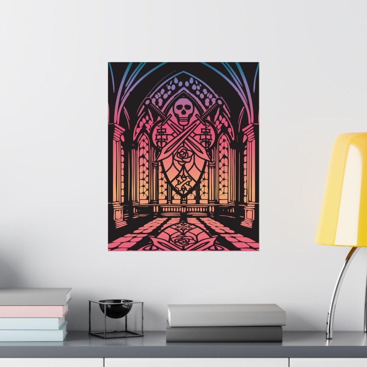 Pirate Cathedral Twilight Premium Wall Art Print