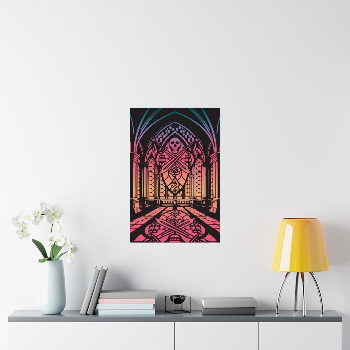 Pirate Cathedral Twilight Premium Wall Art Print
