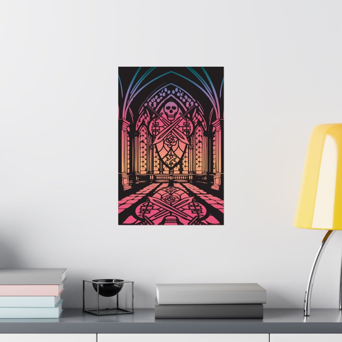 Pirate Cathedral Twilight Premium Wall Art Print