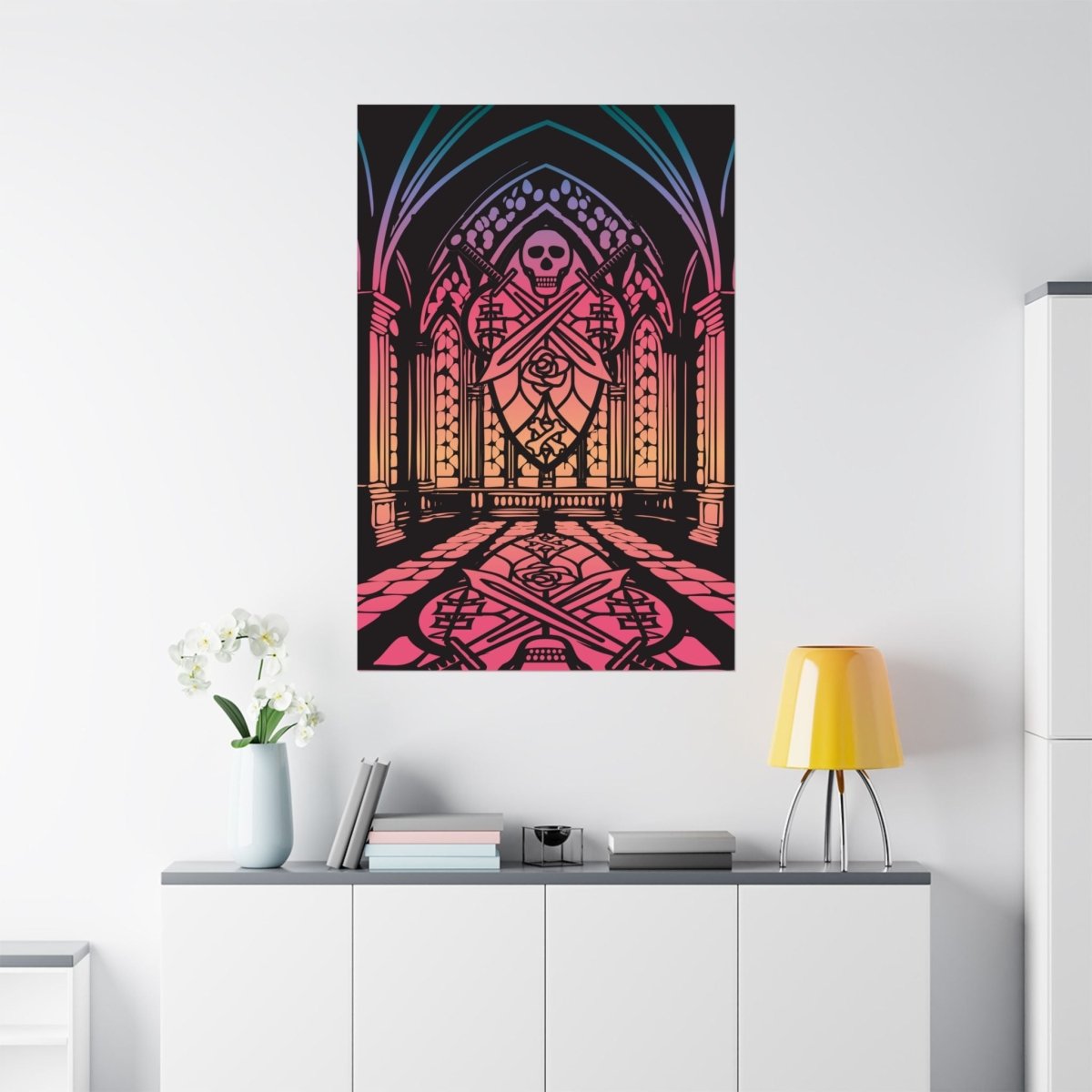 Pirate Cathedral Twilight Premium Wall Art Print