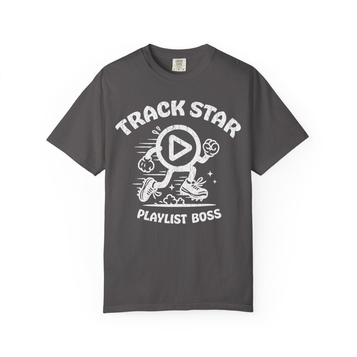 Playlist Boss Comfort Colors Relaxed Fit Soft Music Funny Tee