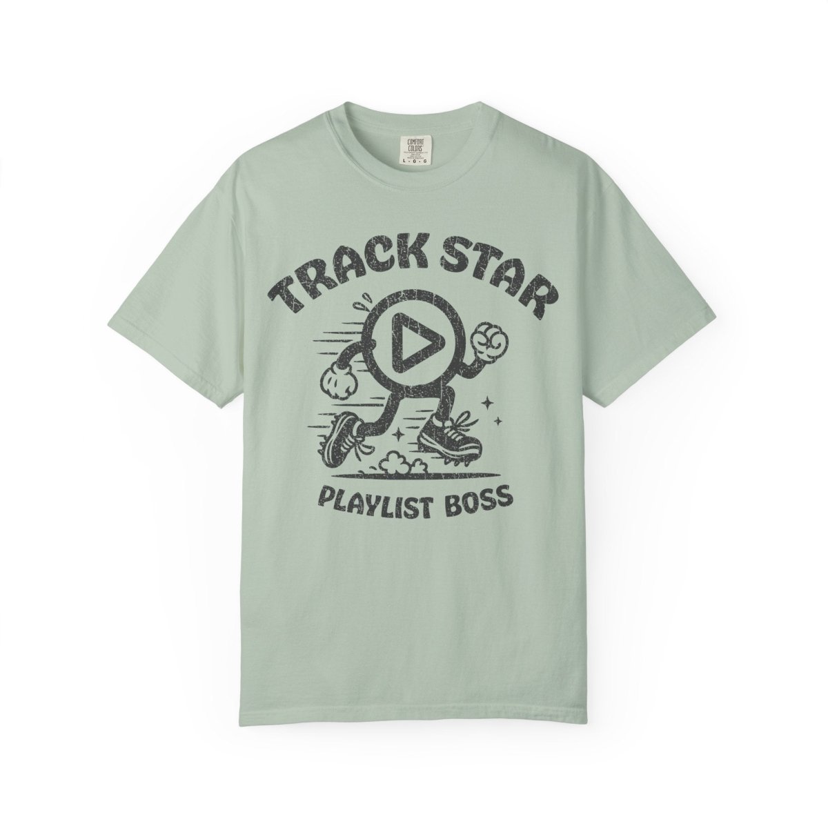 Playlist Boss Comfort Colors Relaxed Fit Soft Music Funny Tee
