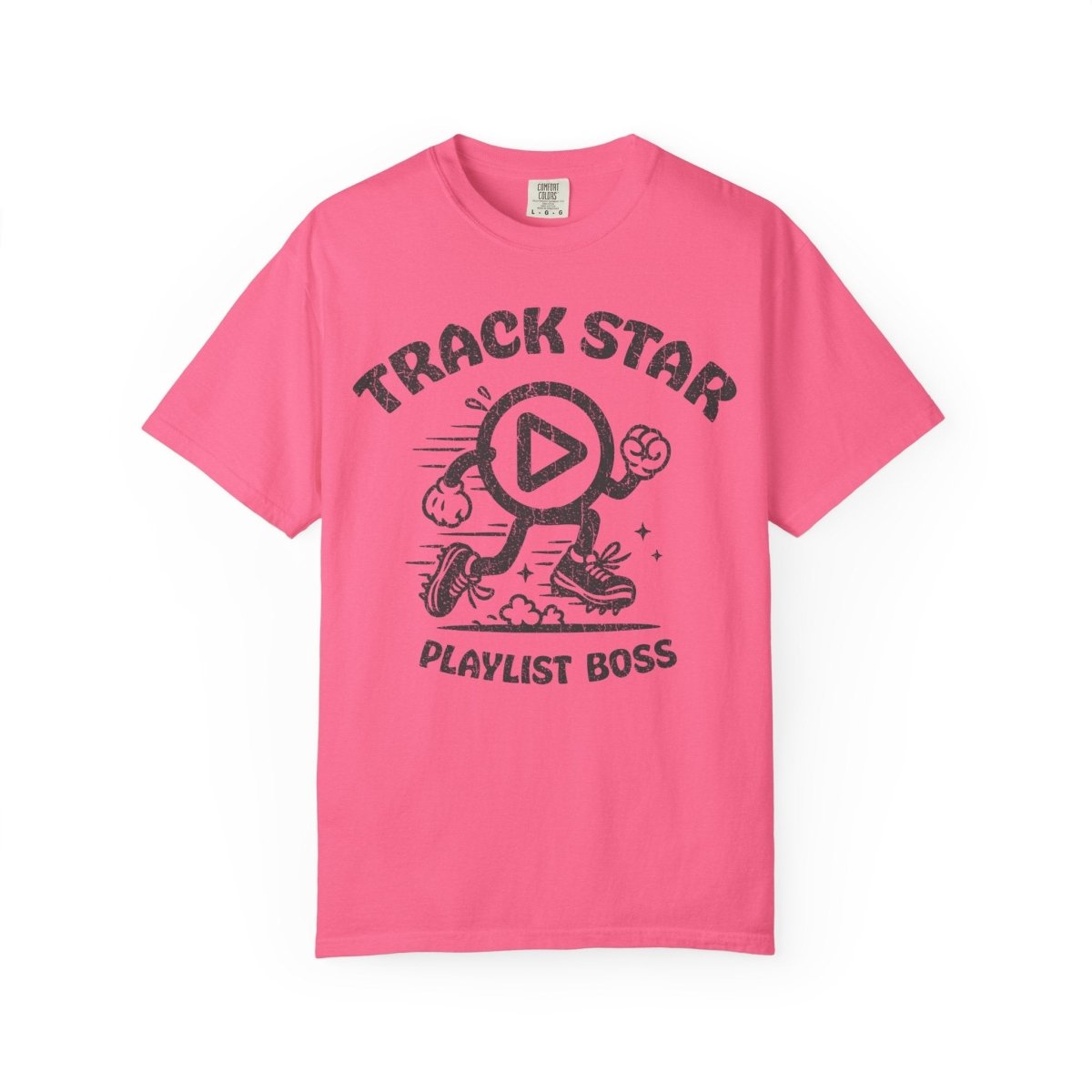 Playlist Boss Comfort Colors Relaxed Fit Soft Music Funny Tee