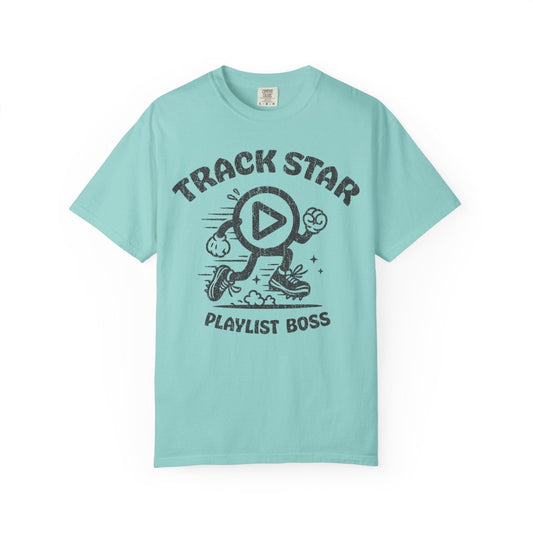 Playlist Boss Comfort Colors Relaxed Fit Soft Music Funny Tee