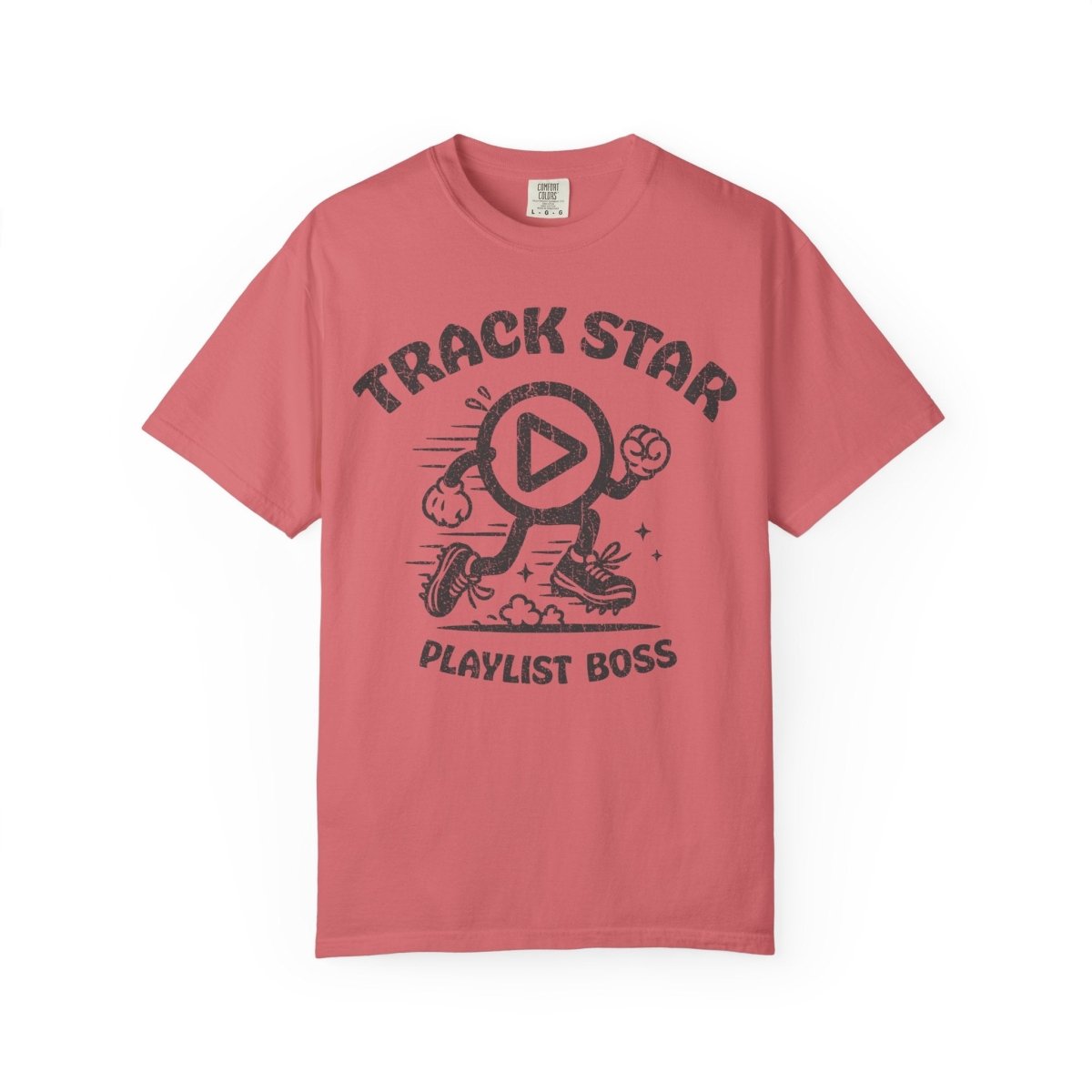 Playlist Boss Comfort Colors Relaxed Fit Soft Music Funny Tee