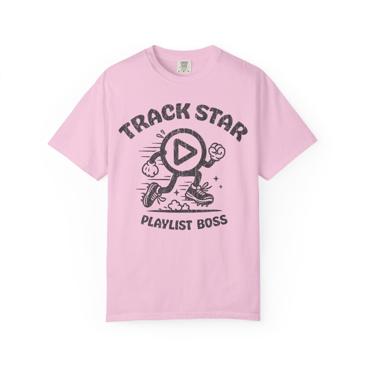 Playlist Boss Comfort Colors Relaxed Fit Soft Music Funny Tee