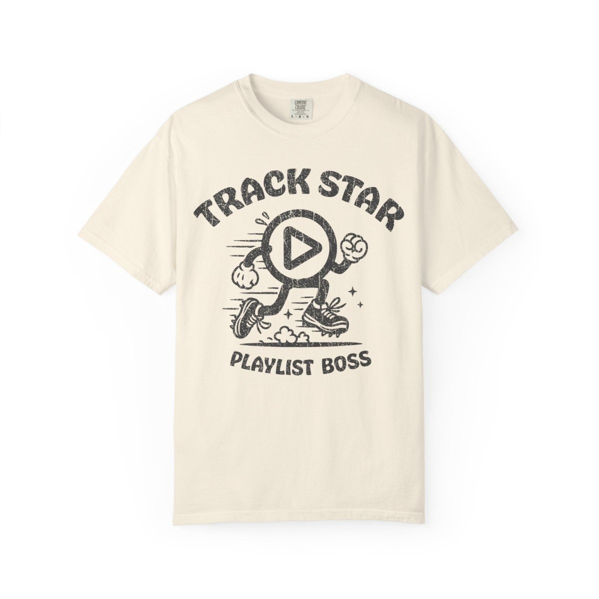 Playlist Boss Comfort Colors Relaxed Fit Soft Music Funny Tee