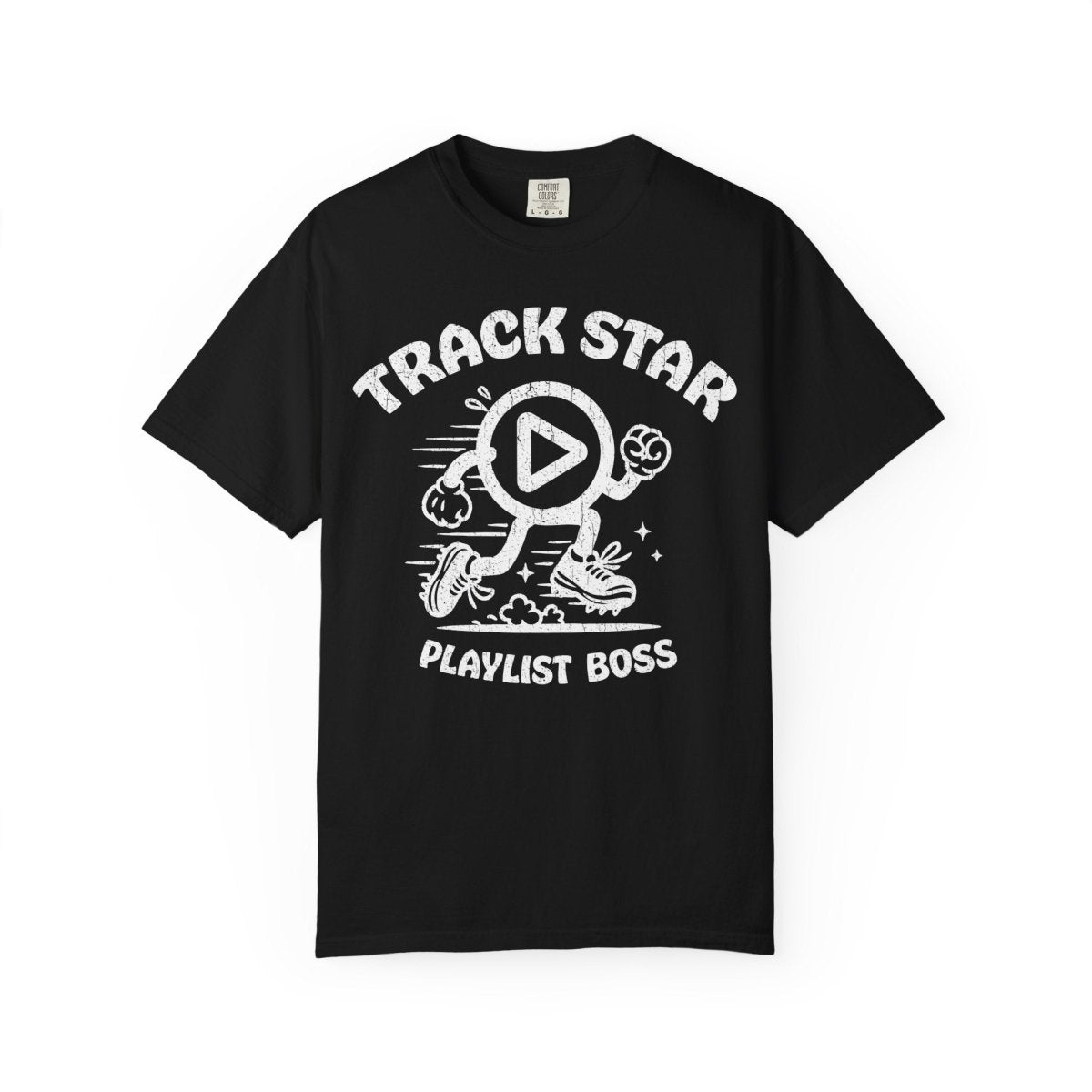 Playlist Boss Comfort Colors Relaxed Fit Soft Music Funny Tee