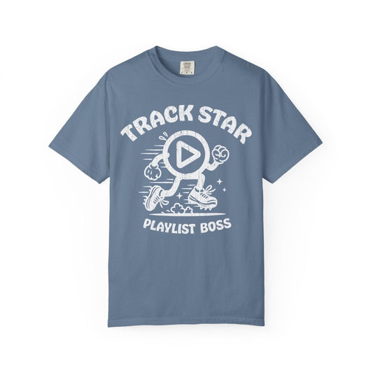 Playlist Boss Comfort Colors Relaxed Fit Soft Music Funny Tee