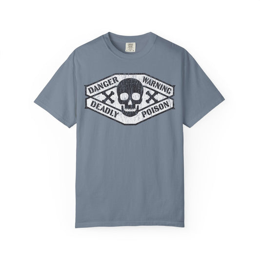 Poison Label Vintage Style Graphic Comfort Colors Relaxed Fit Heavy Tee