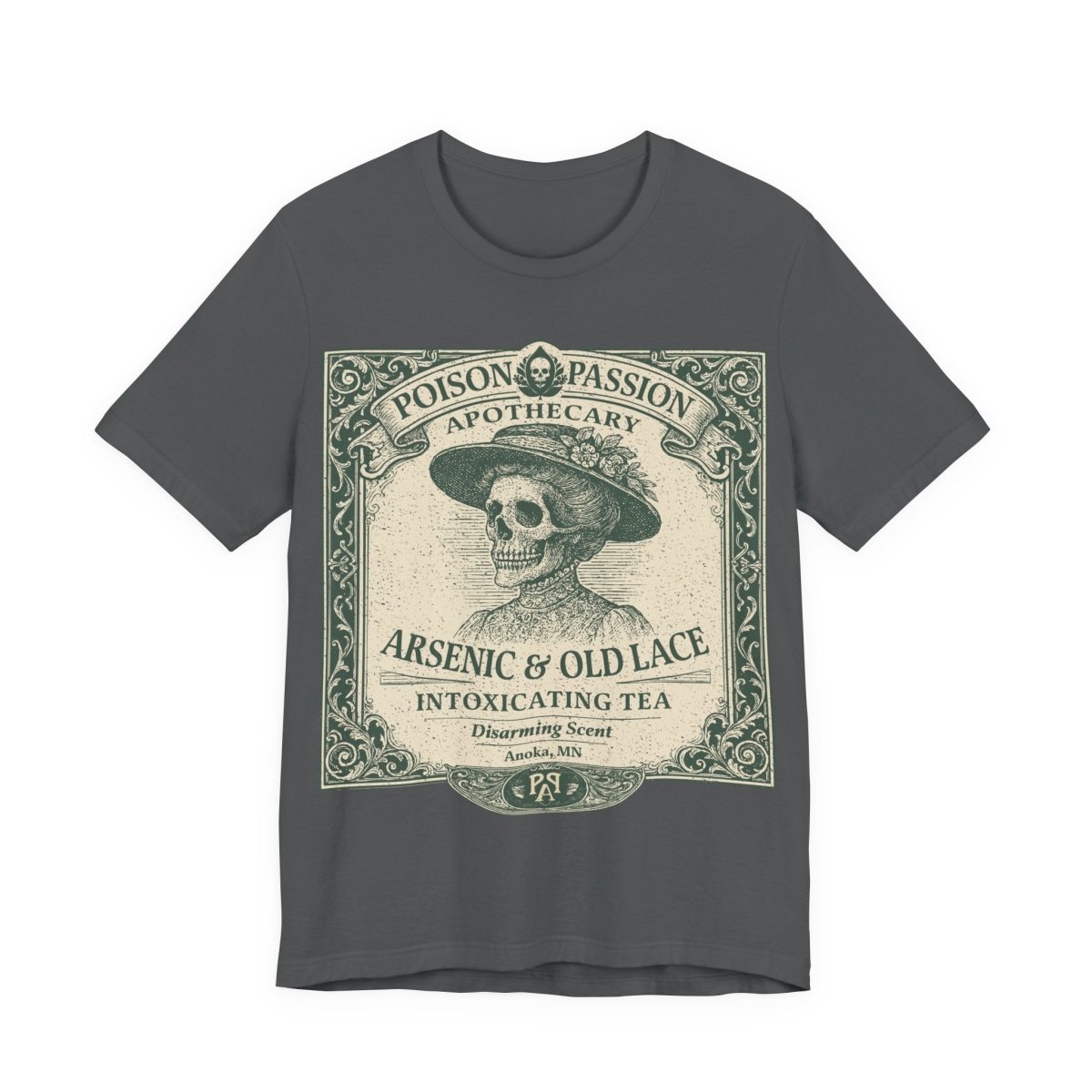 Poison Passion Gothic Premium T-Shirt Victorian Vintage Style Graphic Tee Spooky Style Halloween