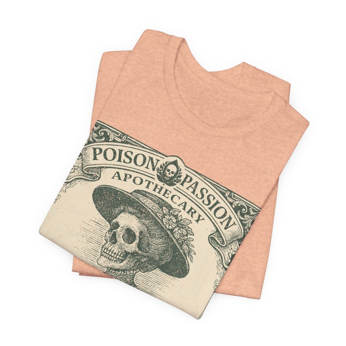Poison Passion Gothic Premium T-Shirt Victorian Vintage Style Graphic Tee Spooky Style Halloween