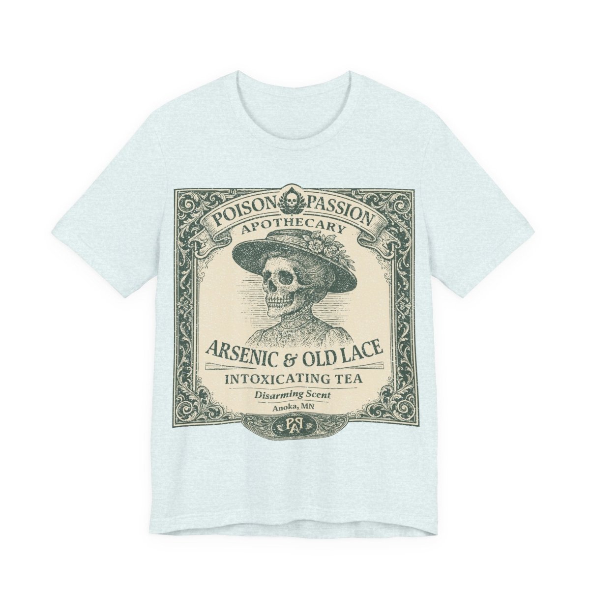 Poison Passion Gothic Premium T-Shirt Victorian Vintage Style Graphic Tee Spooky Style Halloween