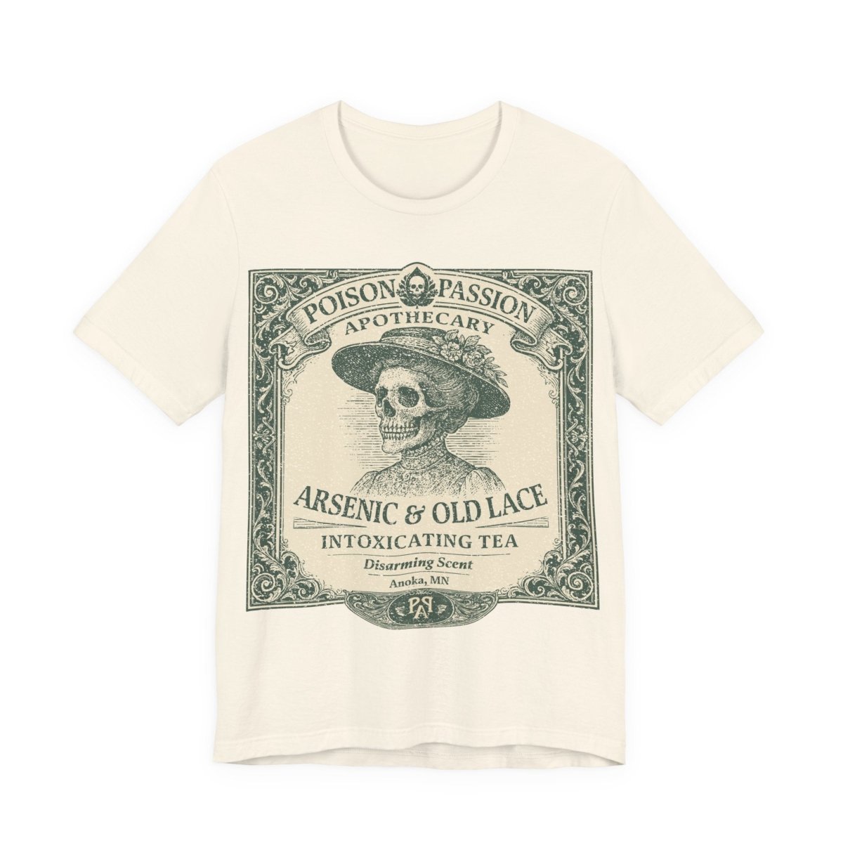 Poison Passion Gothic Premium T-Shirt Victorian Vintage Style Graphic Tee Spooky Style Halloween