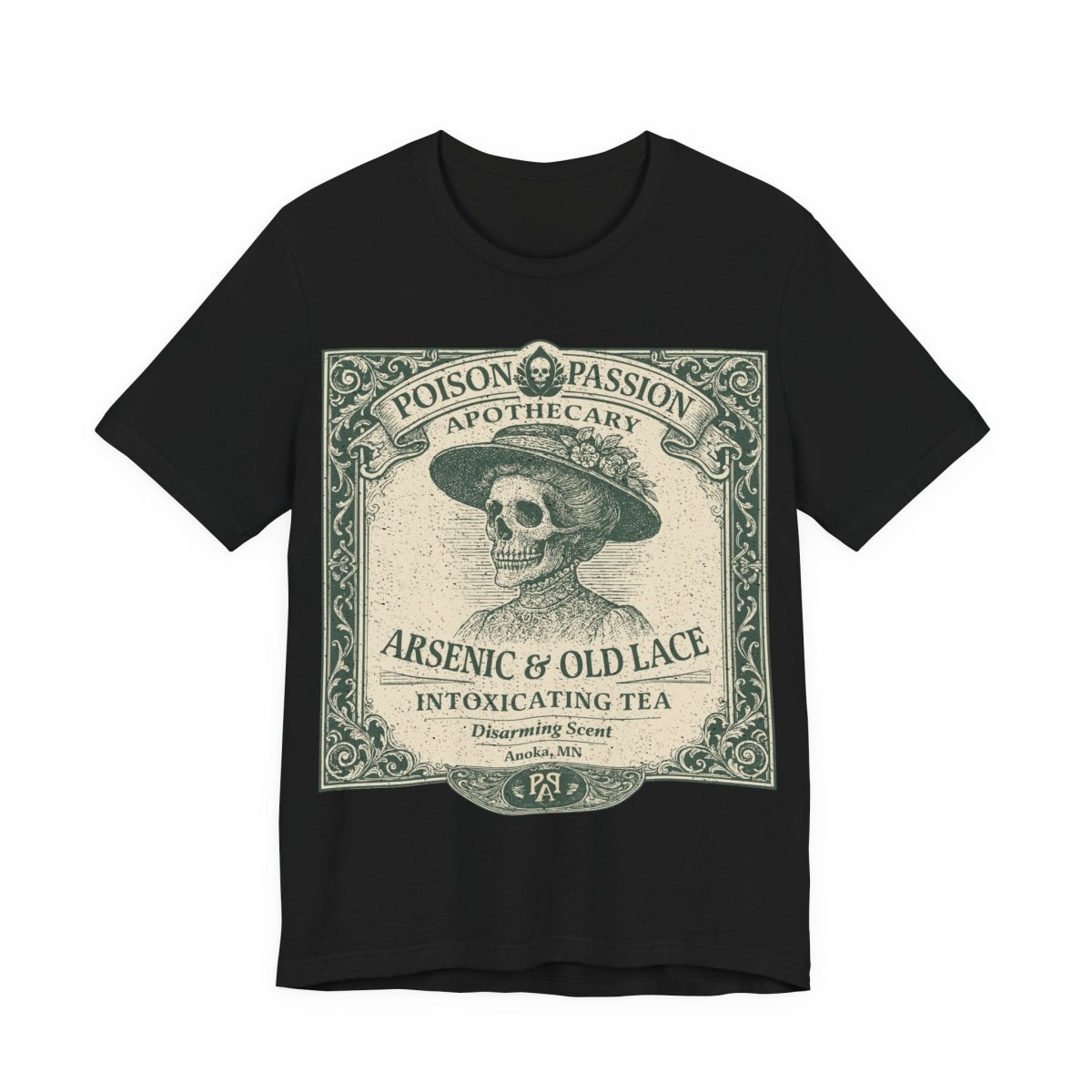 Poison Passion Gothic Premium T-Shirt Victorian Vintage Style Graphic Tee Spooky Style Halloween