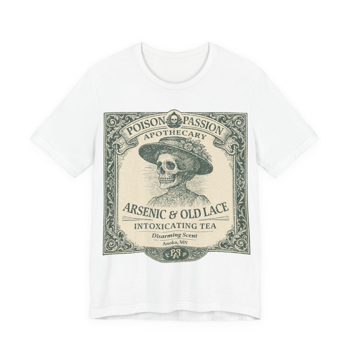 Poison Passion Gothic Premium T-Shirt Victorian Vintage Style Graphic Tee Spooky Style Halloween