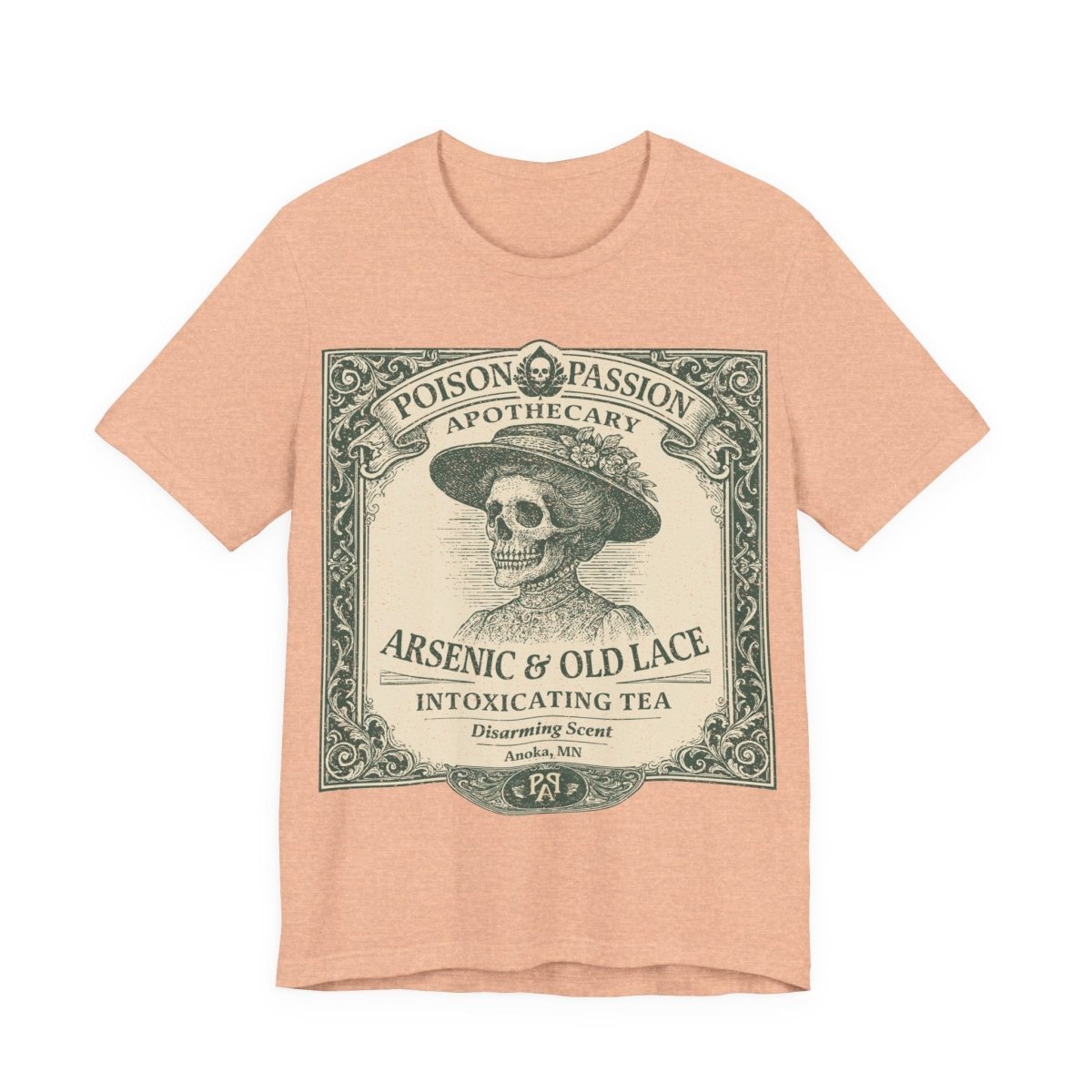 Poison Passion Gothic Premium T-Shirt Victorian Vintage Style Graphic Tee Spooky Style Halloween