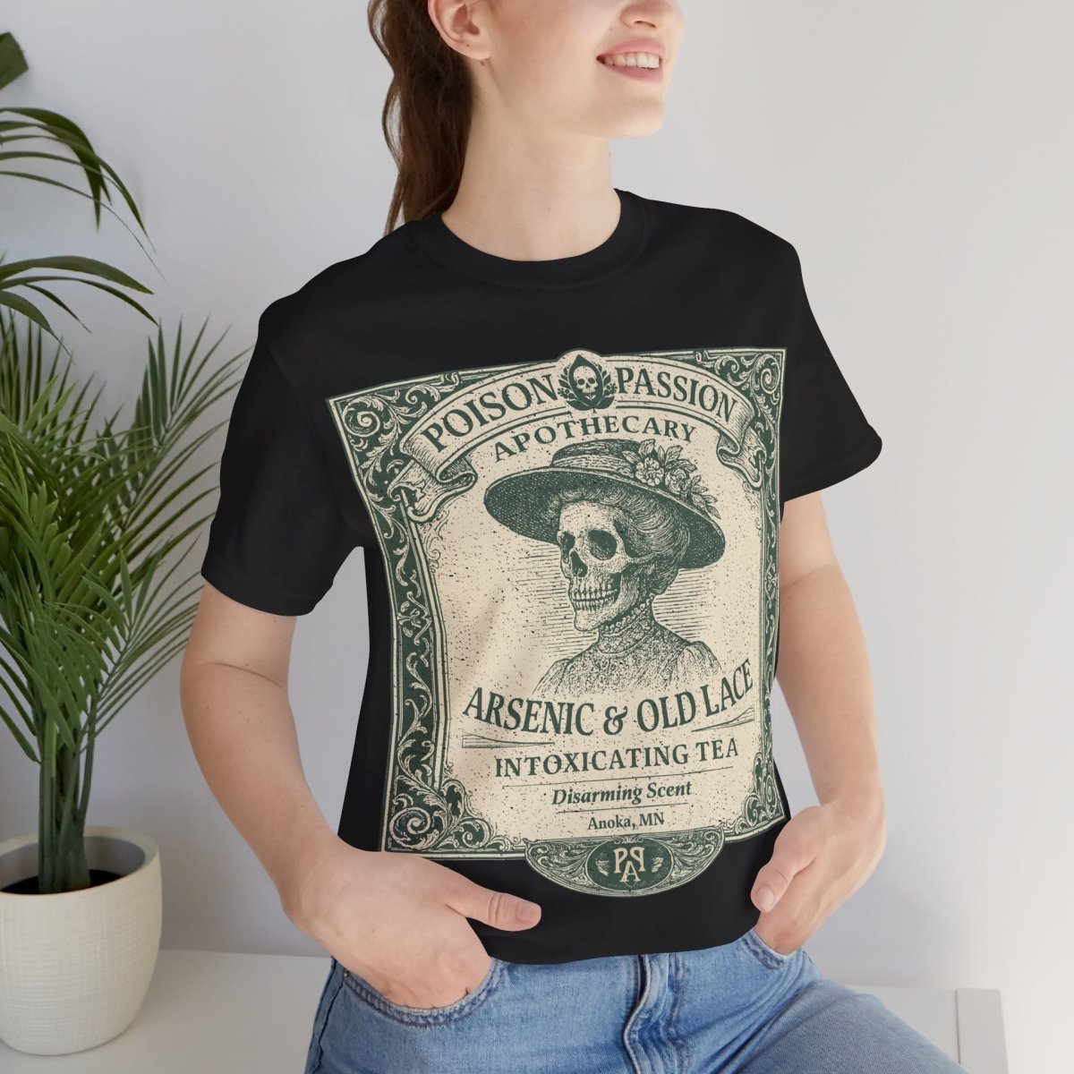 Poison Passion Gothic Premium T-Shirt Victorian Vintage Style Graphic Tee Spooky Style Halloween