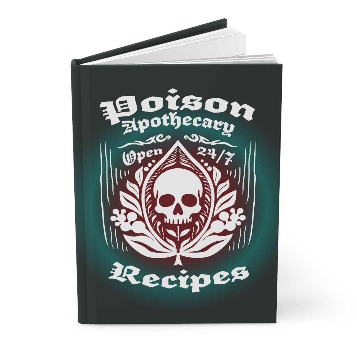 Poison Recipe Journal, Funny Work School Halloween Notebook Gothic Troublemaker Gift