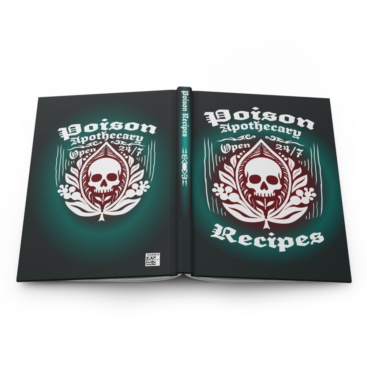 Poison Recipe Journal, Funny Work School Halloween Notebook Gothic Troublemaker Gift