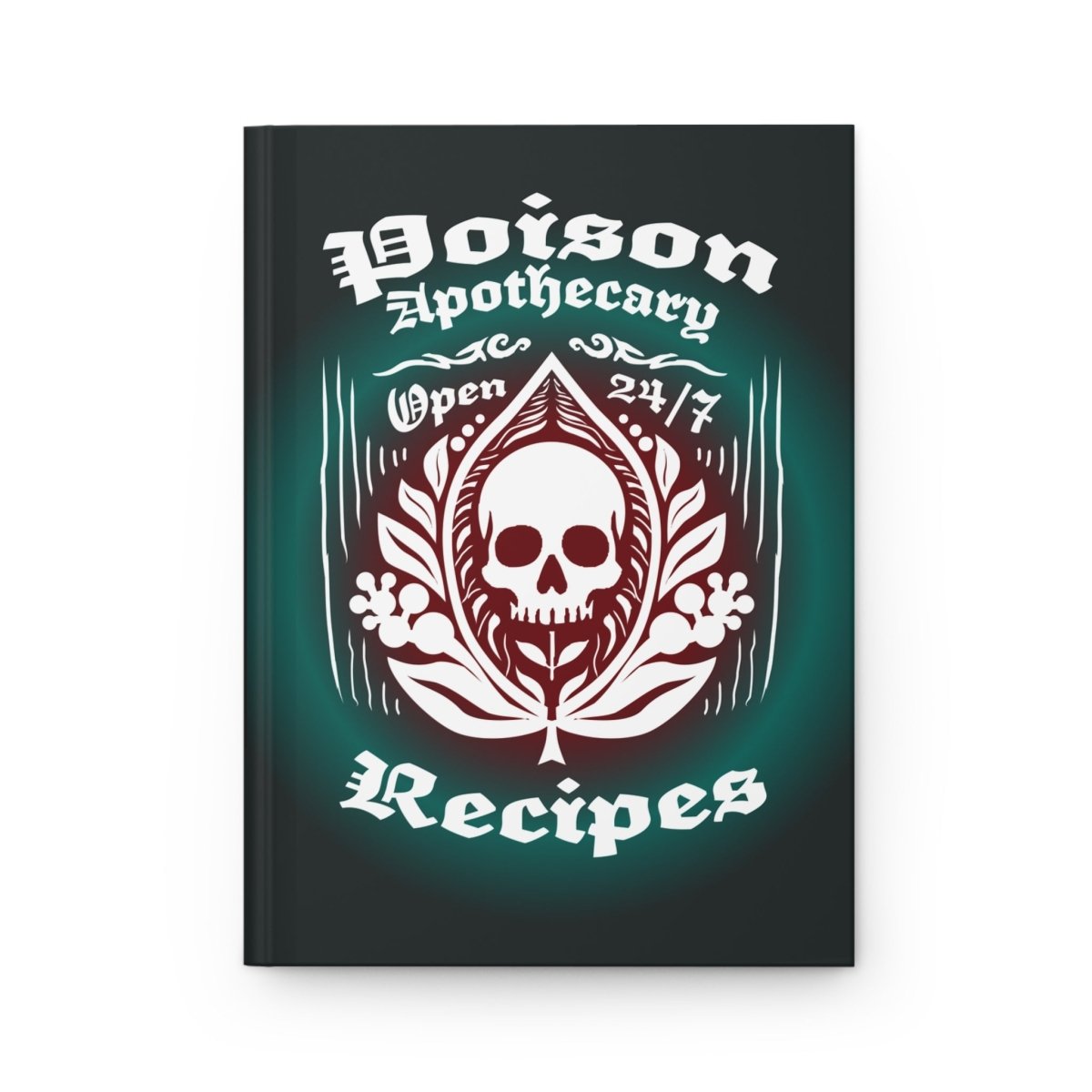 Poison Recipe Journal, Funny Work School Halloween Notebook Gothic Troublemaker Gift