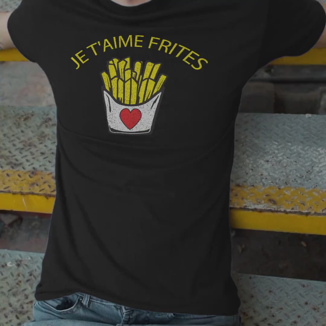 french fries love t-shirt movie