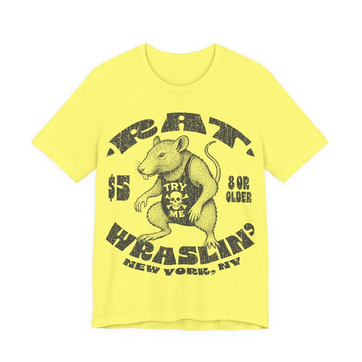 Rat Wrestling Premium T-Shirt, New York