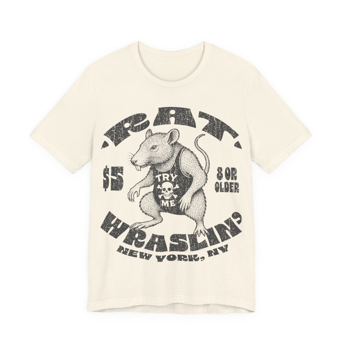 Rat Wrestling Premium T-Shirt, New York