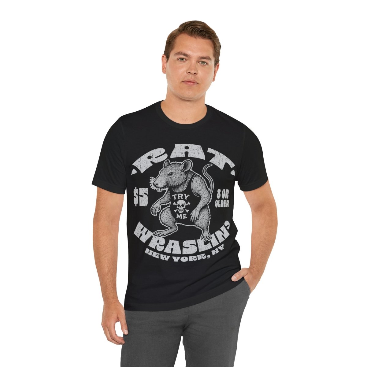 Rat Wrestling Premium T-Shirt, New York