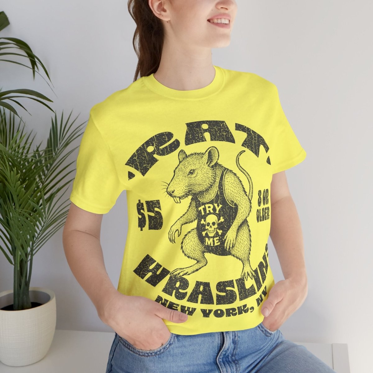 Rat Wrestling Premium T-Shirt, New York