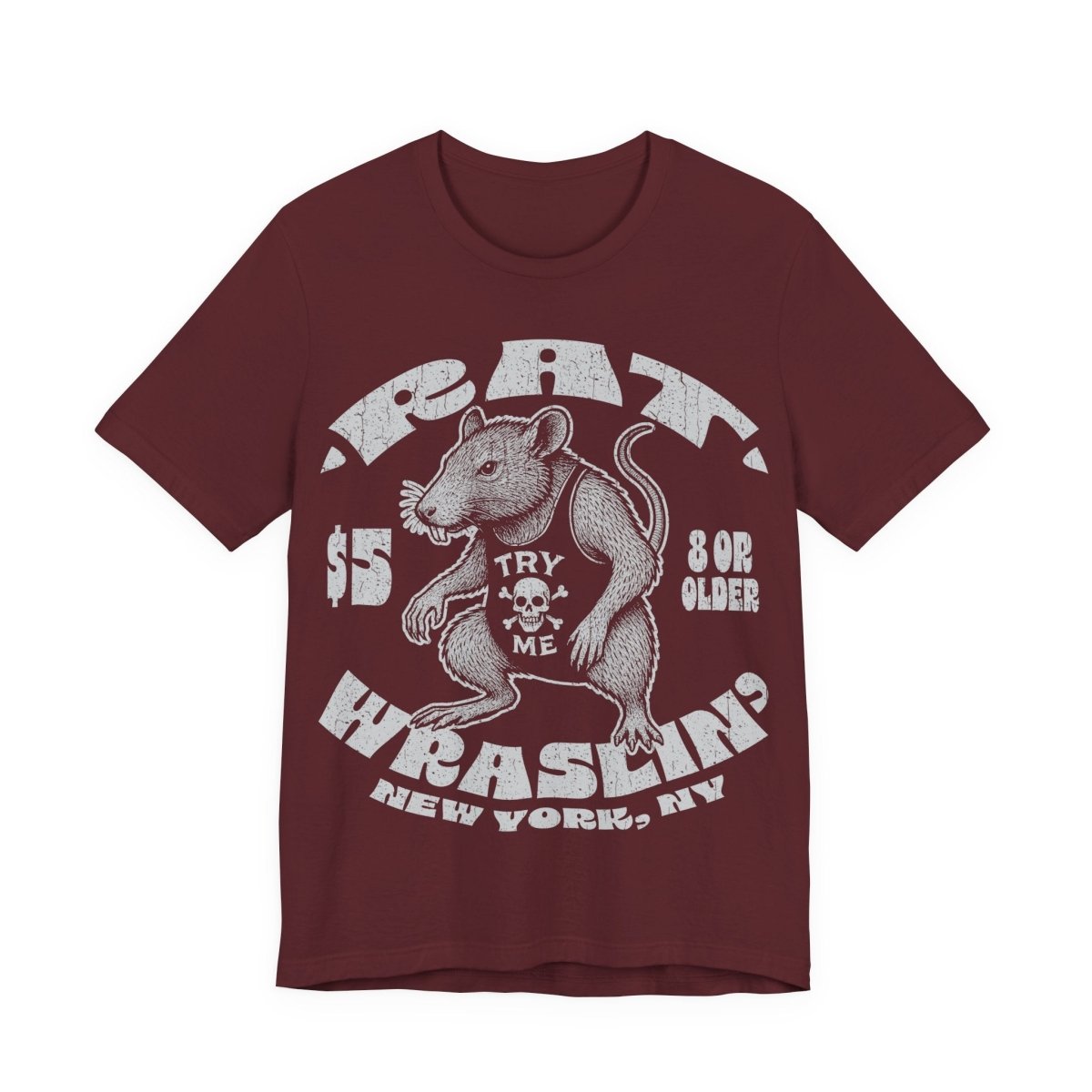 Rat Wrestling Premium T-Shirt, New York