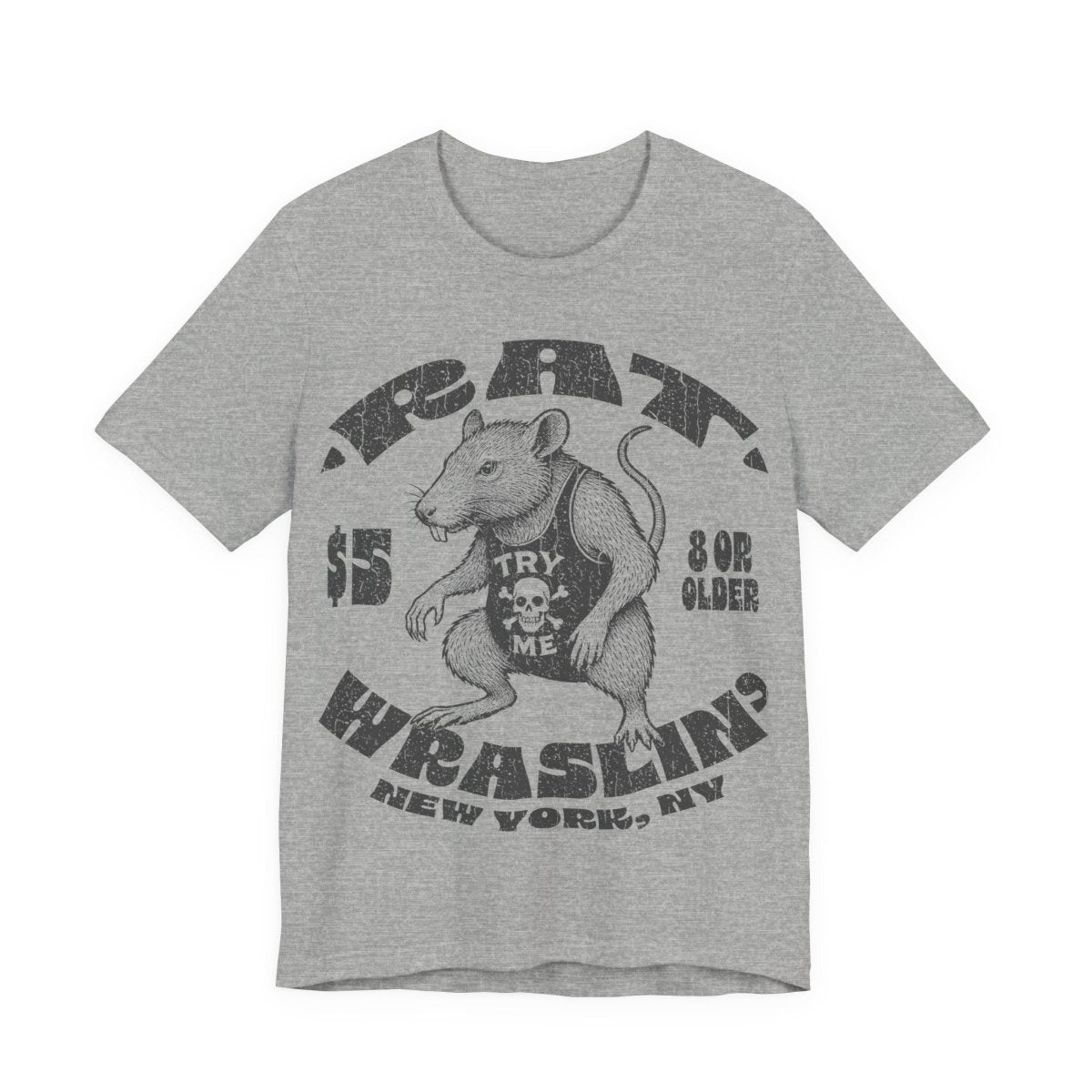 Rat Wrestling Premium T-Shirt, New York