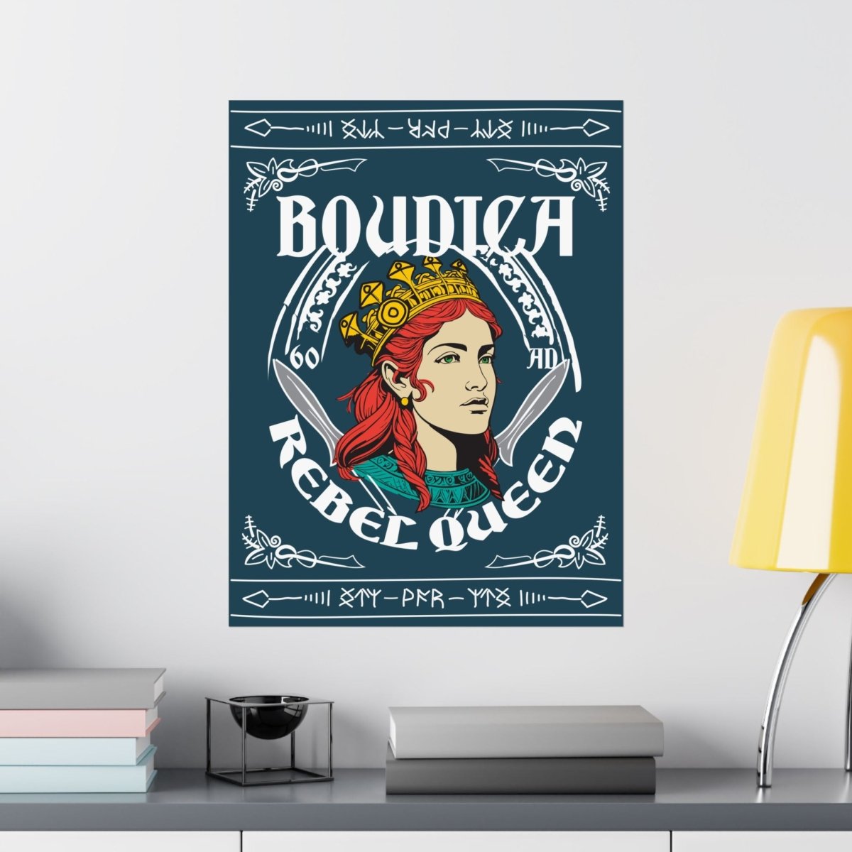 Rebel Queen Boudica Premium Wall Art Print, Her Gift