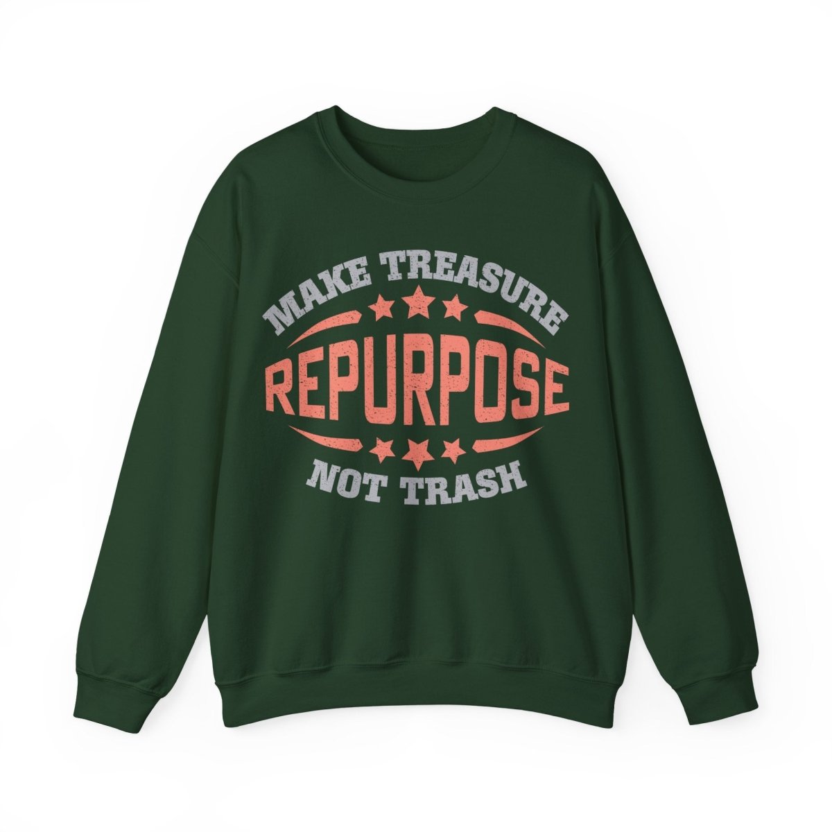 Repurpose Sweatshirt, Make Treasure Not Trash, Environment Genius, Reuse