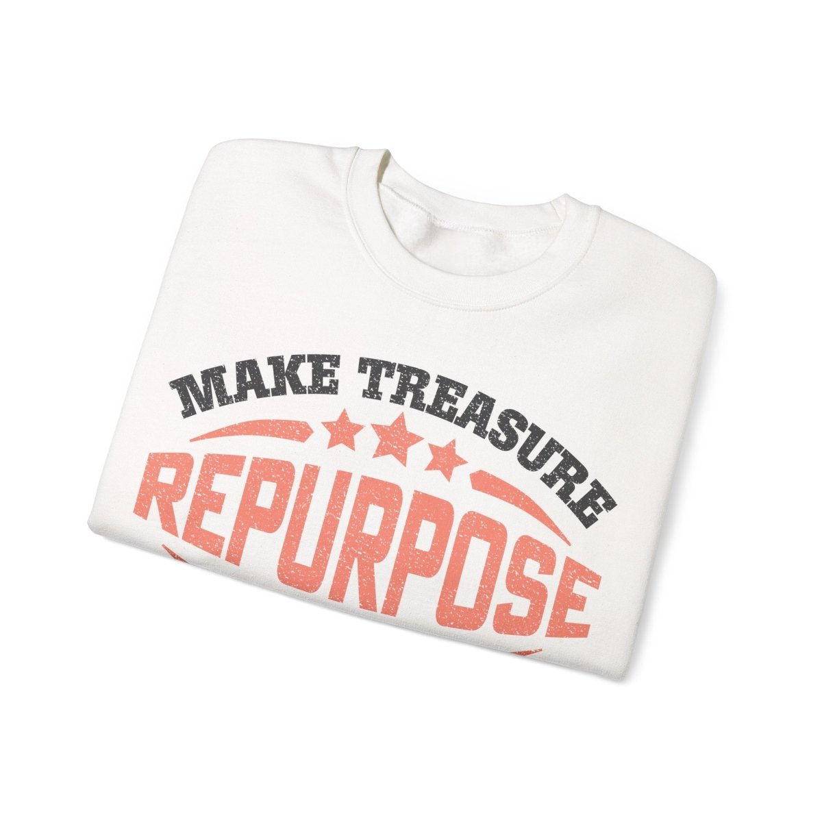 Repurpose Sweatshirt, Make Treasure Not Trash, Environment Genius, Reuse