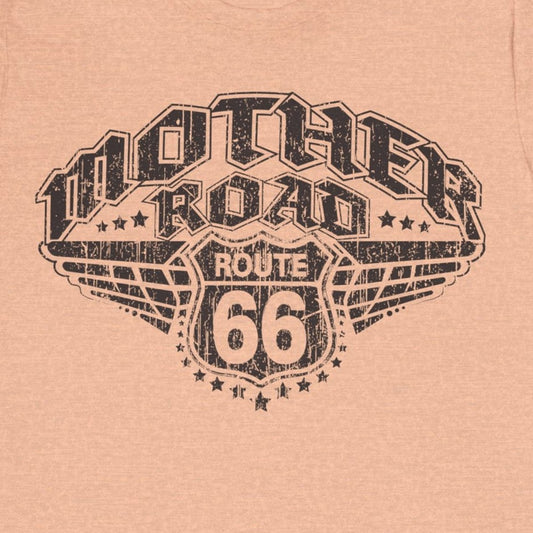 Route 66, Mother Road - Premium T-Shirt | The Highway That's The Best